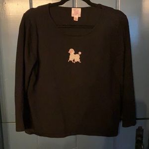 Poodle sweater!
